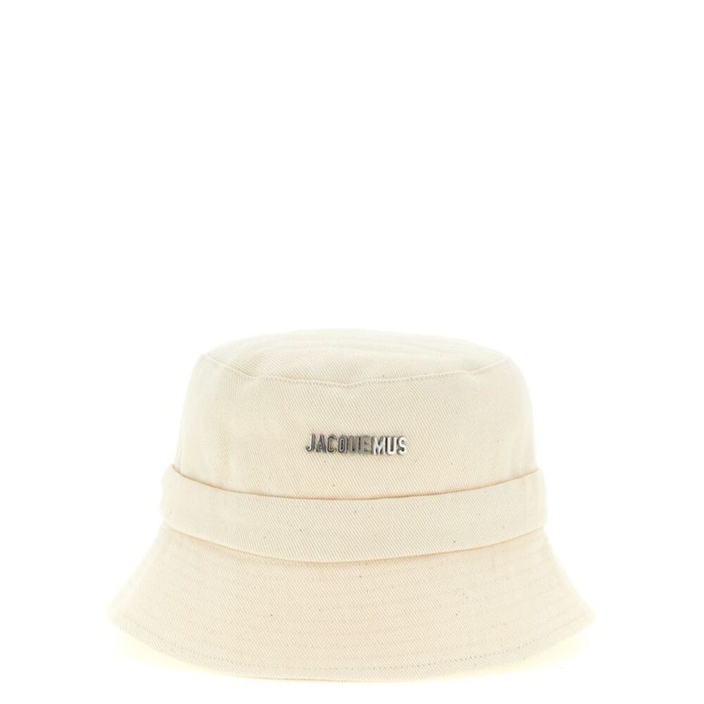 Jacquemus Beige Cotton Bucket Men's Hat